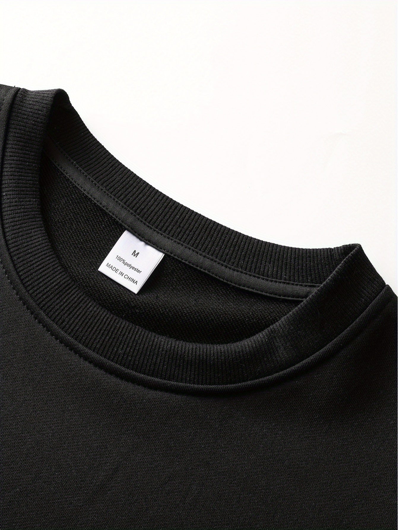 Men's Good Boy Print Sweatshirt - Black with Orange Lettering, Soft Pullover Sweater, Casual Crewneck Sweaters for Daily Wear, Durable & Machine Washable, Year-Round Comfort Fit