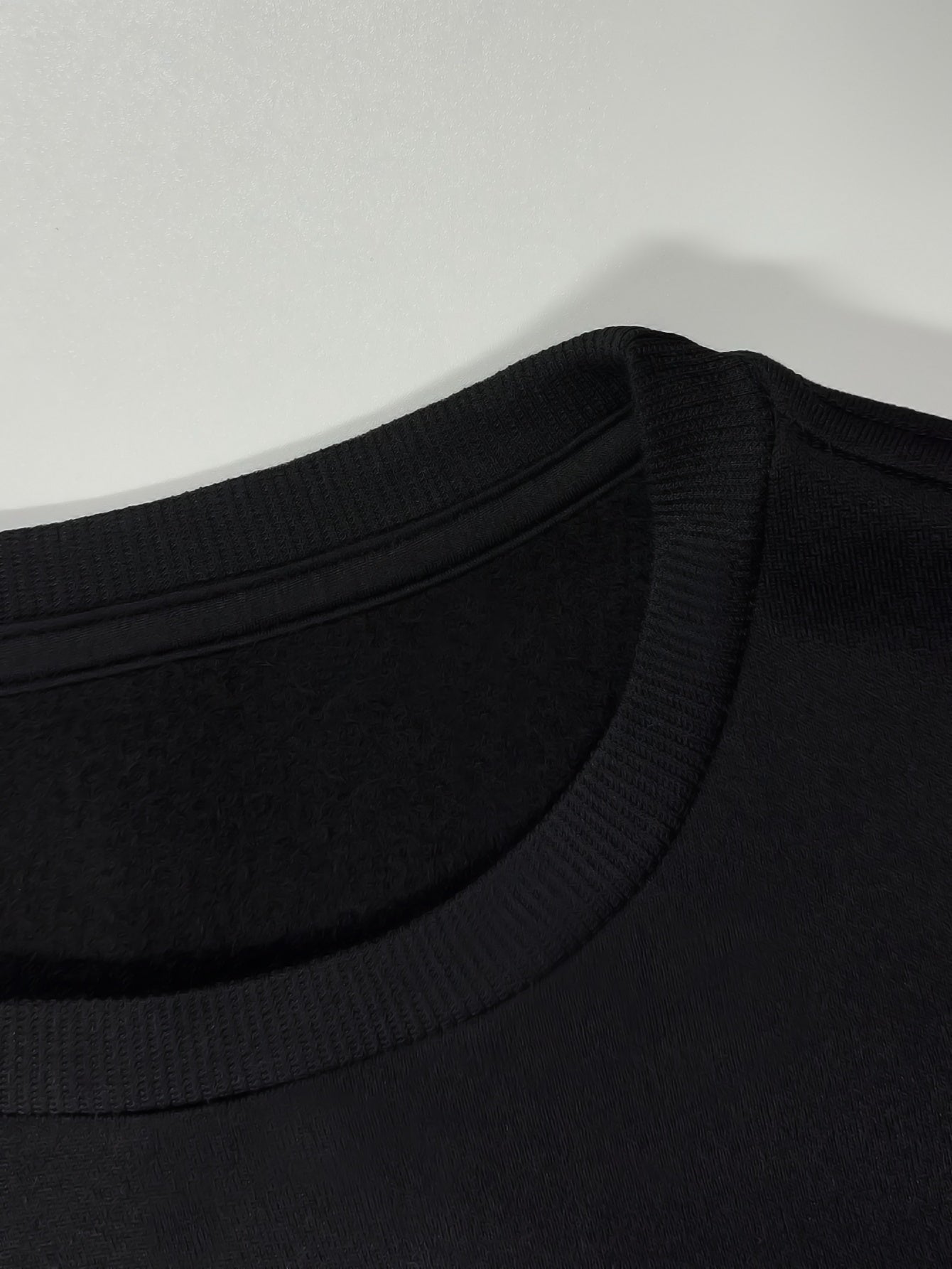 Men's Black Oversized Equestrian Sweatshirt - White Horse Rider & Galloping Horse Print Sweater, Round Neck Loose Fit Hoodie Jacket for Horseback Riding, Casual Wear, Dressage & Jumping Events, Machine Washable