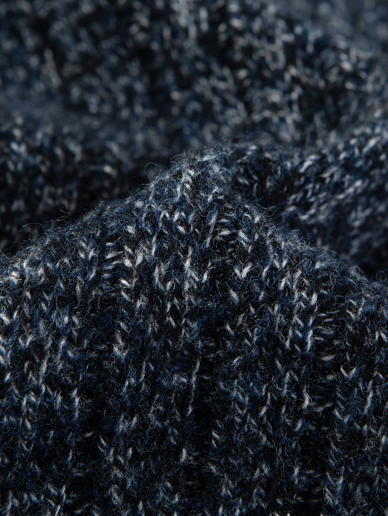 Men's 100% Wool High Neck Pullover Sweater with Zipper Detail - Casual Knit Fabric with Slight Stretch, Solid Color, Long Sleeve, Regular Fit Fall\u002FWinter Knitted Sweater