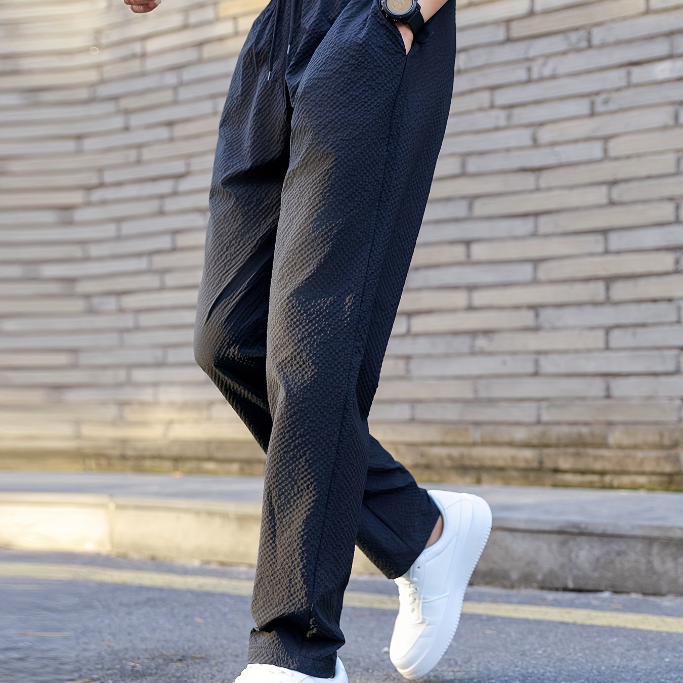 Quick-Dry Summer Joggers Lightweight Quick-Dry Men's Summer Joggers - Slimming Casual Sports Pants for Running & Training