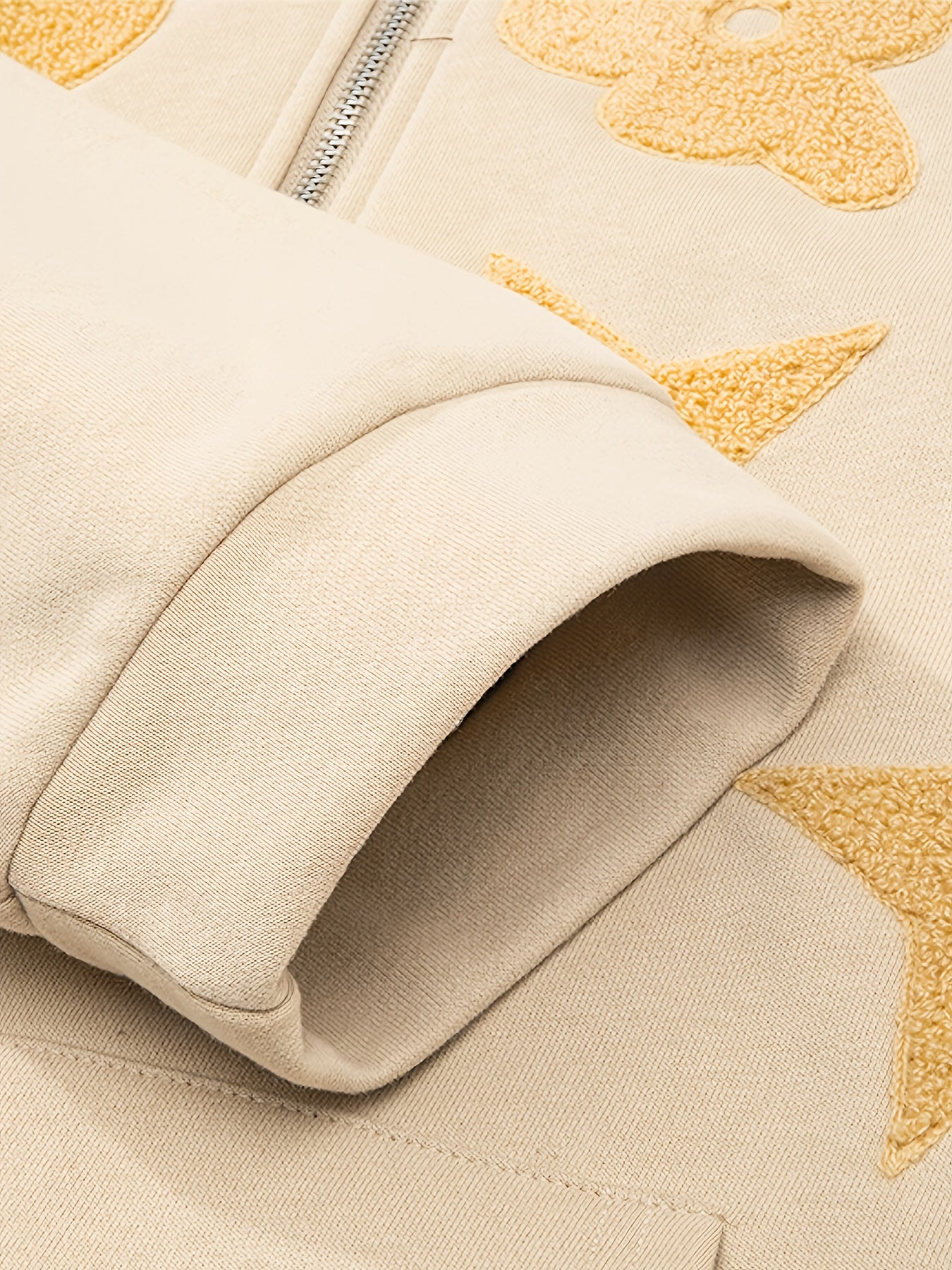 Men'S Casual Hooded Jacket with Full-Zip Closure & Star Print - & Geometric Design, Regular Fit, Lightweight Fabric, Casual Outerwear for Everyday & Formal, Jacket Hoodie, Streetwear Fashion, Urban Style, Streetwear Lovers