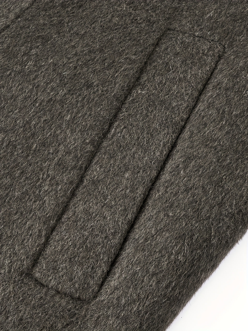 Men's Heavyweight 100% Wool Double-Breasted Coat - Winter Warm Collar & Notch Jacket, Full-Length Black Suit Outerwear for Formal\u002FCasual Events, Parties, Weddings (Dry Clean Only)