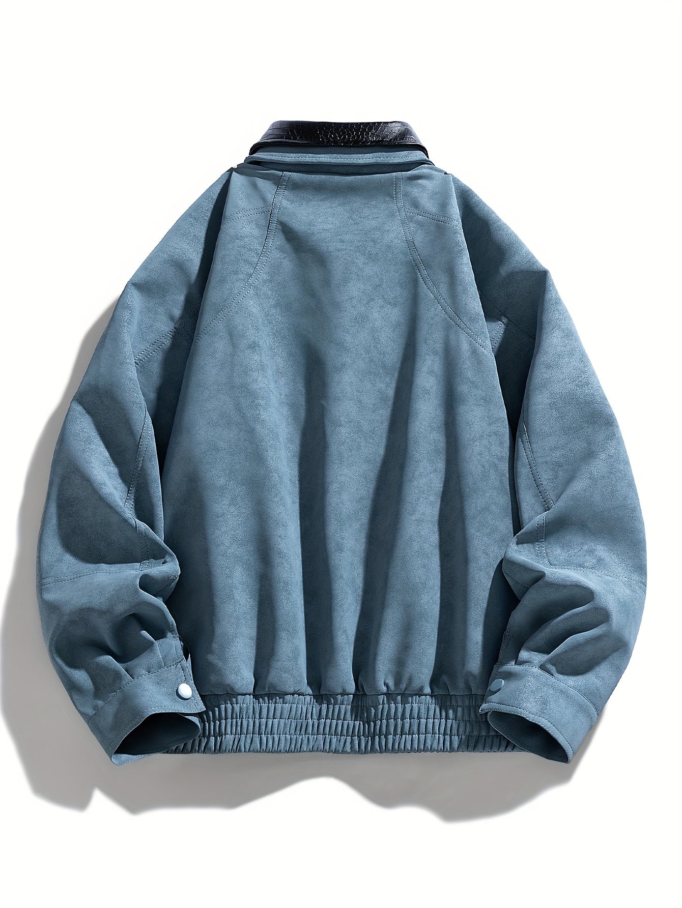 Jingmo Ning' Japanese Retro Pilot Jacket for Men, Spring And Autumn Baseball Jacket with a Collar, Couple'S Motorcycle Coat 6861M.