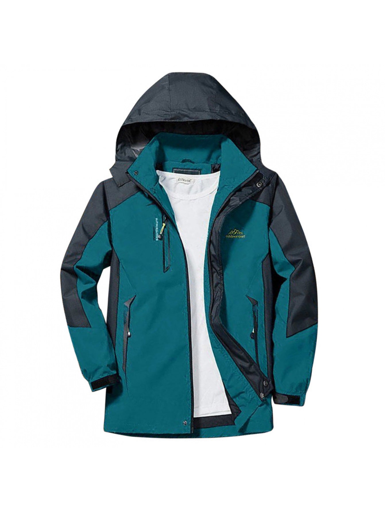 Men's Spring Autumn High Quality Single-Layer Softshell Jacket- Lightweight Windbreaker for Outdoor Hiking and Winter Three-in-One Skiing, Winter Layering, Hiking Jacket, Casual Outerwear, Functional Jacket, Durable Fabric, Breathable Material