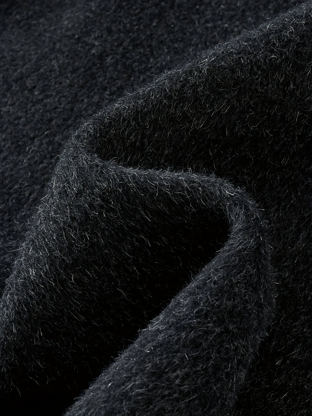 Men's Heavyweight 100% Wool Double-Breasted Coat - Winter Warm Collar & Notch Jacket, Full-Length Black Suit Outerwear for Formal\u002FCasual Events, Parties, Weddings (Dry Clean Only)