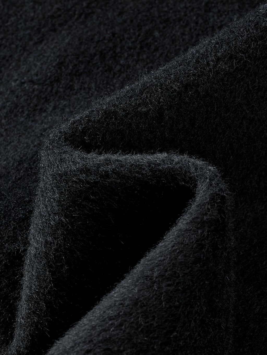 Men's Heavyweight 100% Wool Double-Breasted Coat - Winter Warm Collar & Notch Jacket, Full-Length Black Suit Outerwear for Formal\u002FCasual Events, Parties, Weddings (Dry Clean Only)