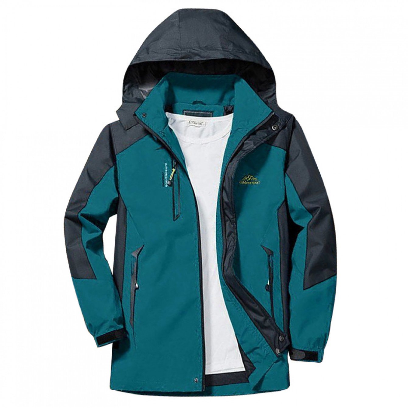 Men's Spring Autumn High Quality Single-Layer Softshell Jacket- Lightweight Windbreaker for Outdoor Hiking and Winter Three-in-One Skiing, Winter Layering, Hiking Jacket, Casual Outerwear, Functional Jacket, Durable Fabric, Breathable Material